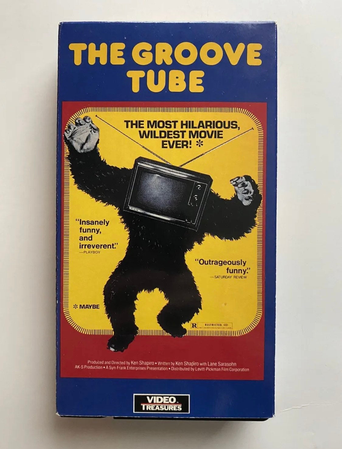 The Groove Tube VHS 1974 RARE VHS Tape Comedy Chevy Chase 