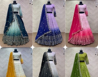 Bollywood inspired lehenga choli for women ,Indian Designer Ready to wear partywear Lehenga Choli ready to wear usa free delivery lehenga