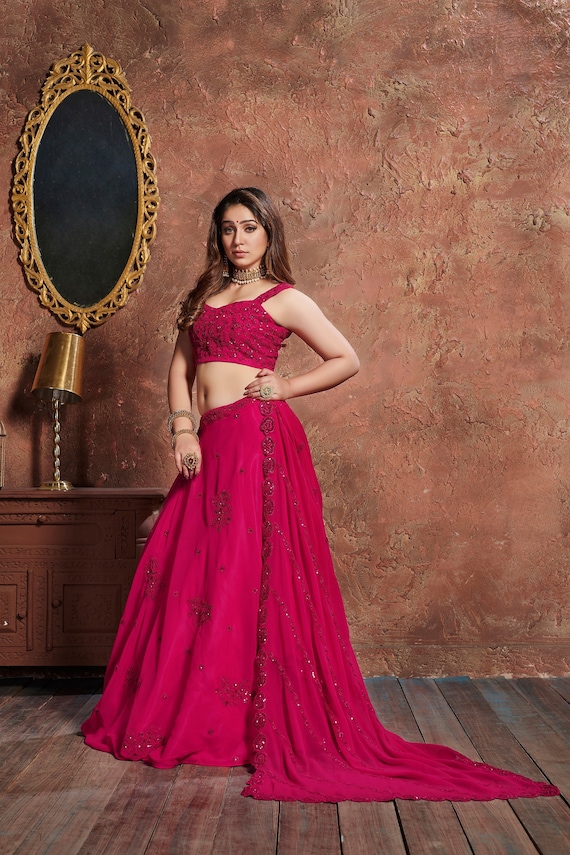 Pink clearance lengha choli