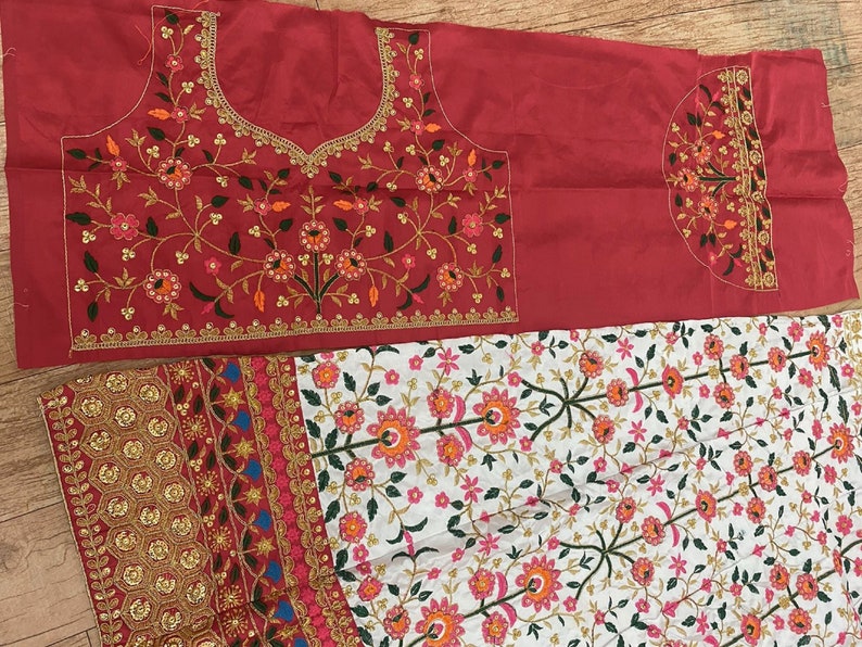 Attractive Multi Color Lehenga Choli With Dupatta indian - Etsy