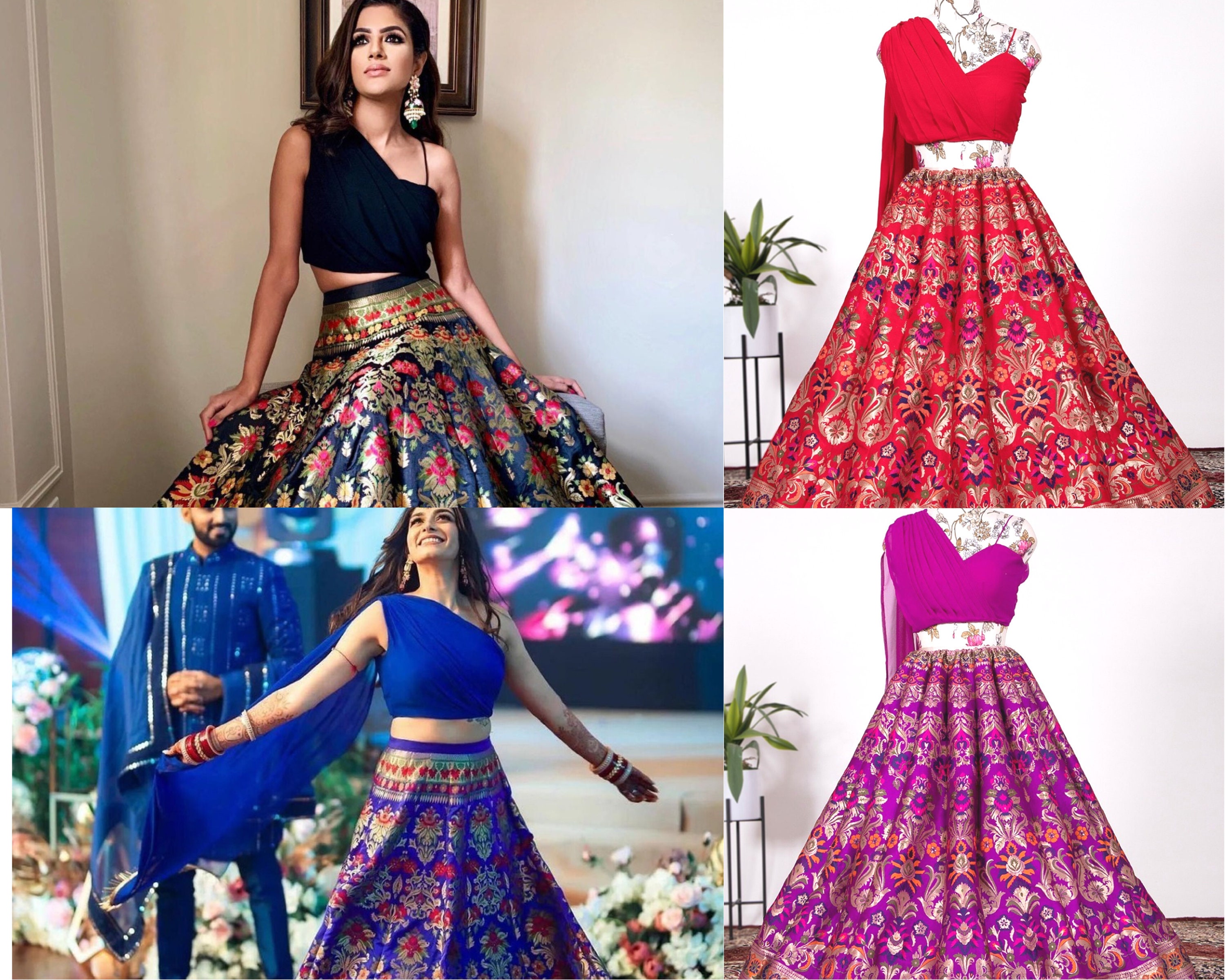 Readytowear Amazing Banarasi Silk Lehenga Choli for Women Readytowear in  Usa,freeshipping Indian Pure Silk With Zari Work Lehengacholi 