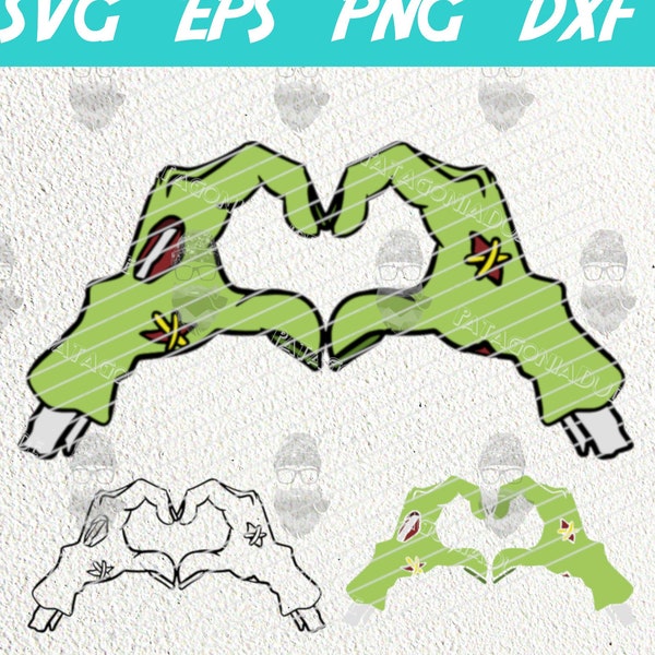 Zombie Hand SVG PNG Heart