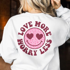 Love More Worry Less SVG PNG