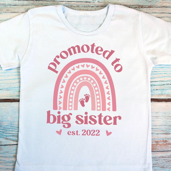 Promoted to Big Sister SVG est 2022