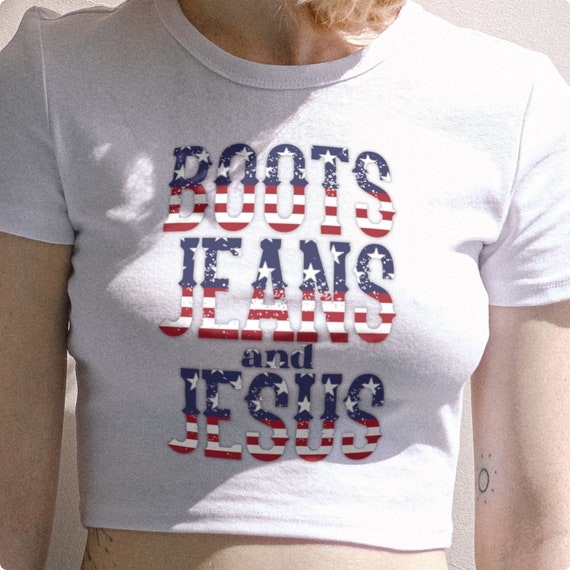 Boots Jeans and Jesus SVG Etsy