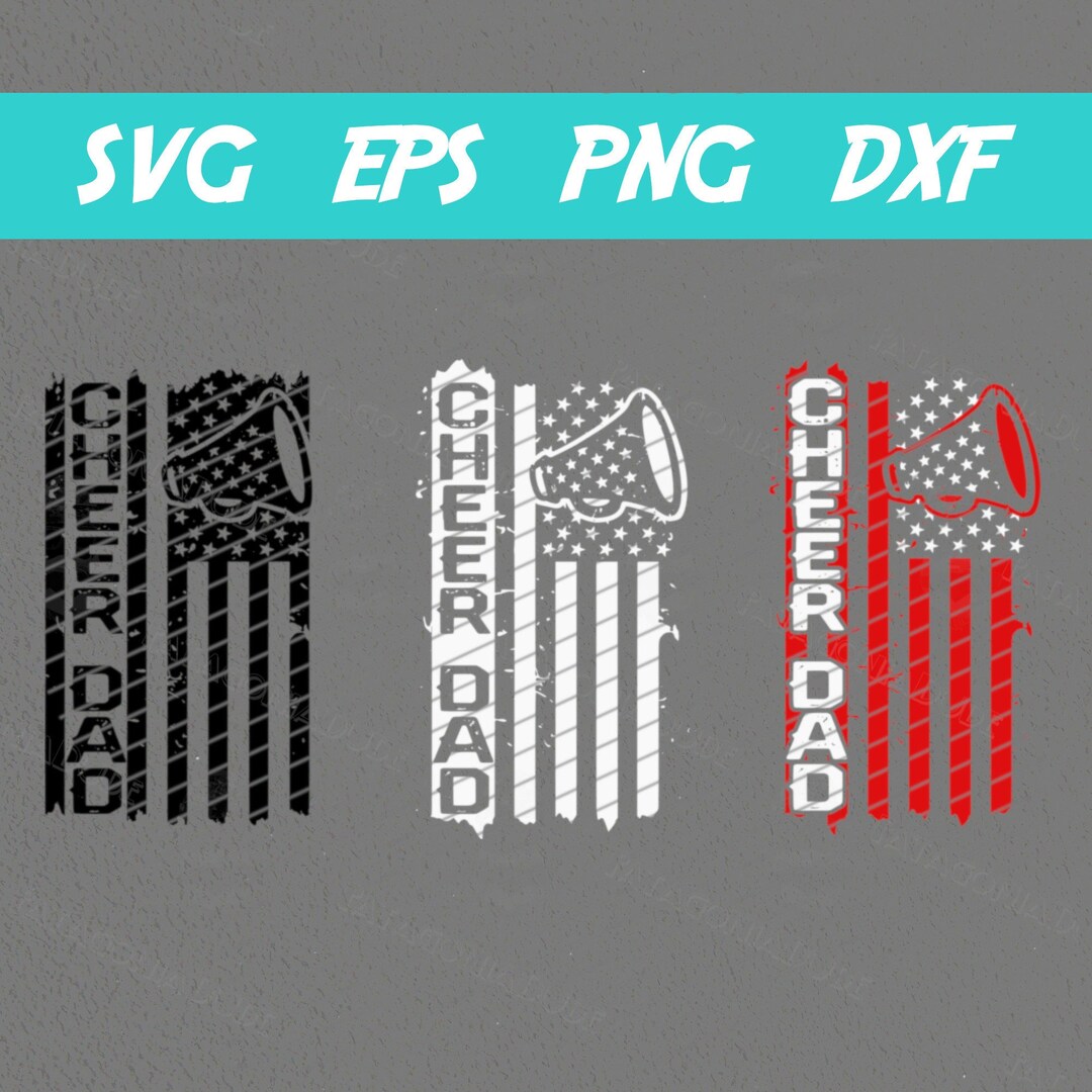 Cheer Dad SVG, Cheer Dad PNG - Etsy