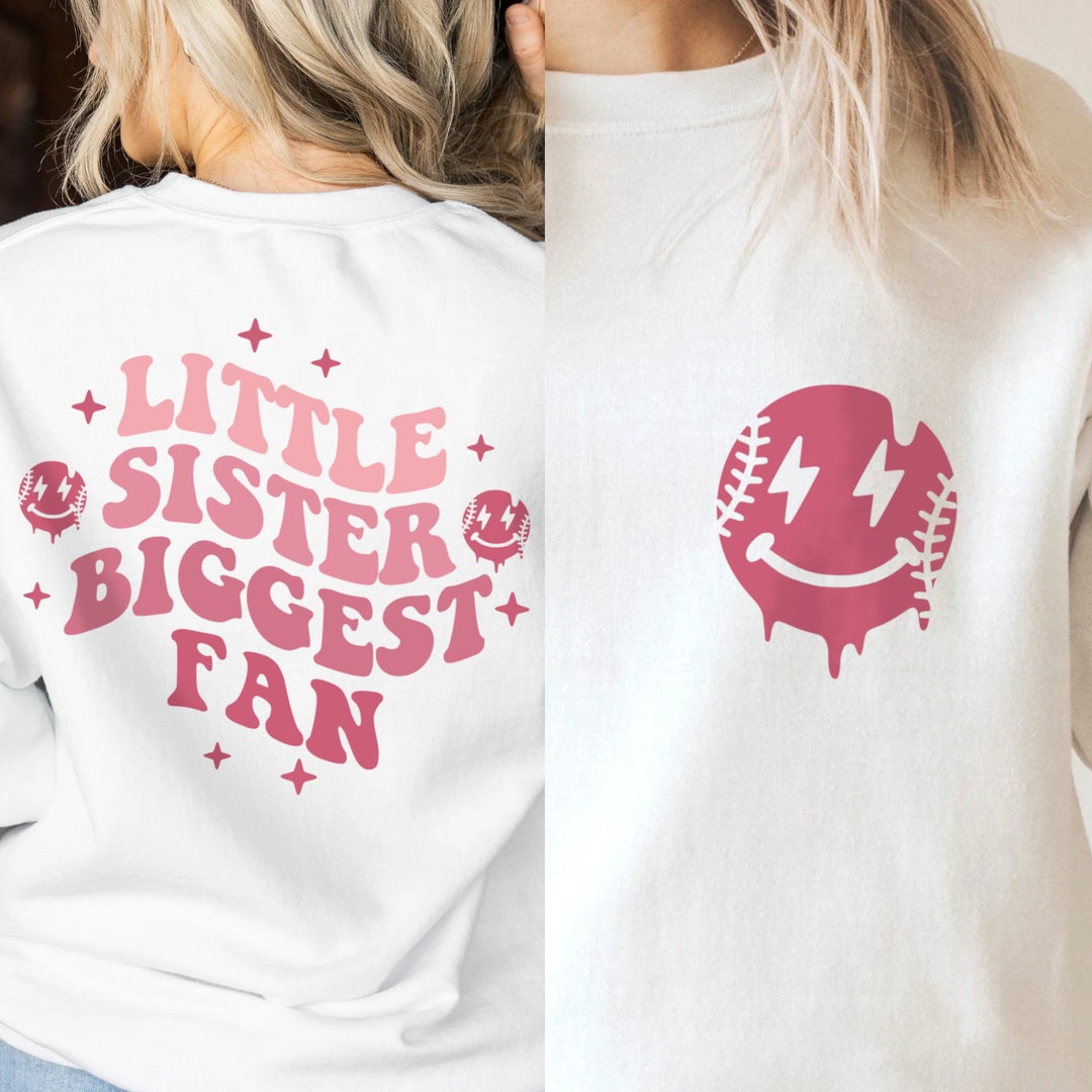Little Sister Biggest Fan SVG PNG - Etsy