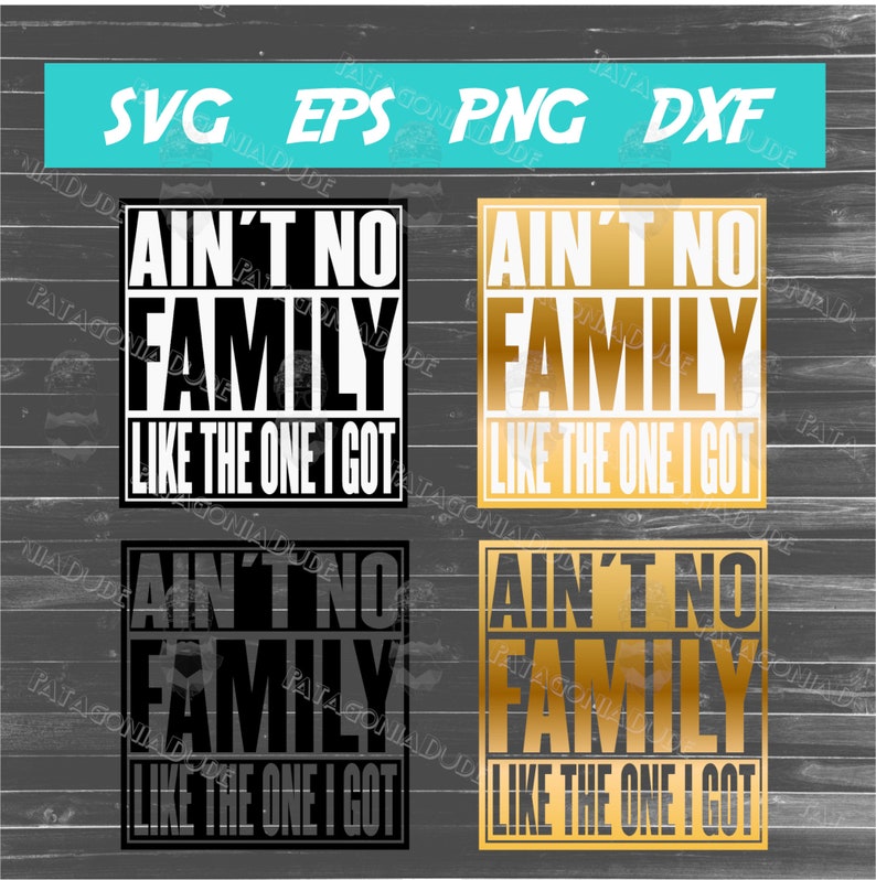 Ain't No Family Like the One I Got SVG - Etsy