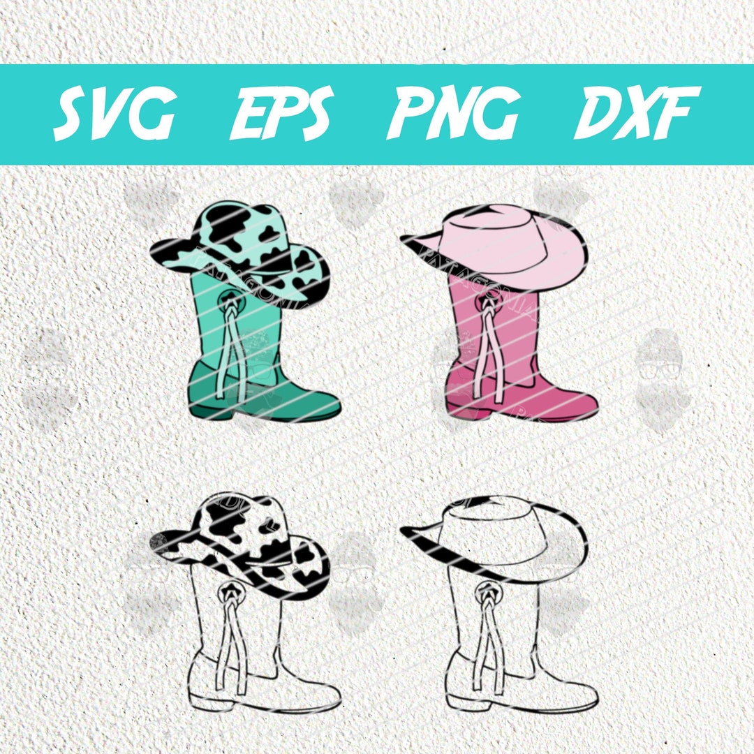 Drill Team Boot SVG, Boot Hat SVG PNG Etsy