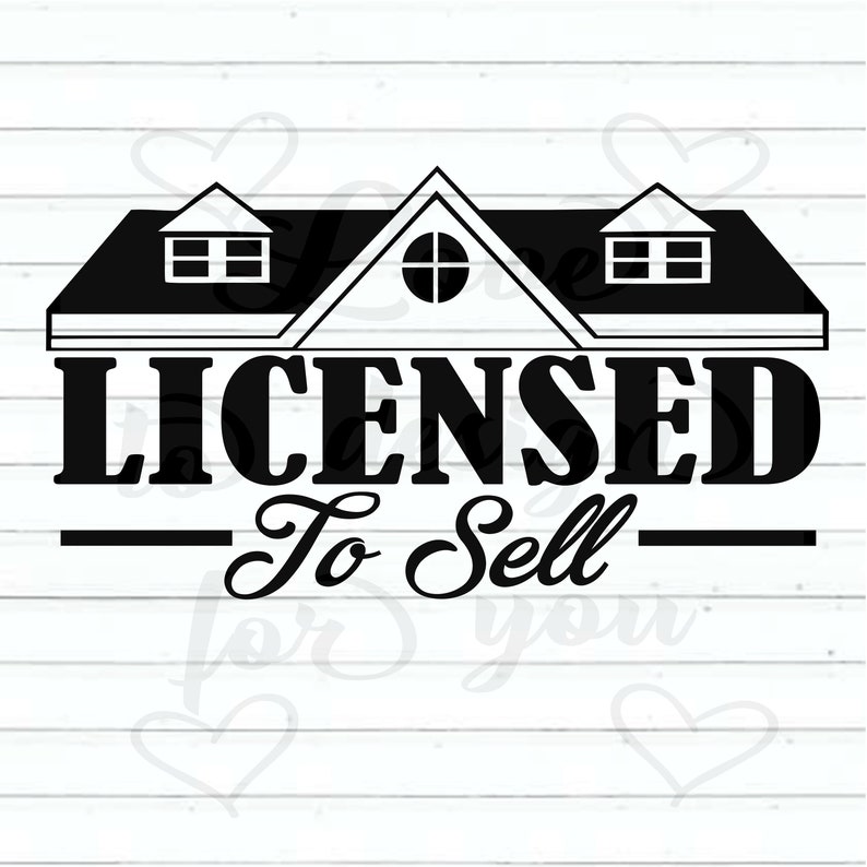 Download Licensed To Sell design SVG EPS DXF | Etsy