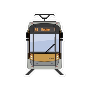 ブリュッセル トラム ステッカー