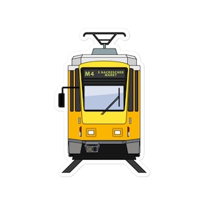 ベルリン路面電車タトラKT4Dステッカー