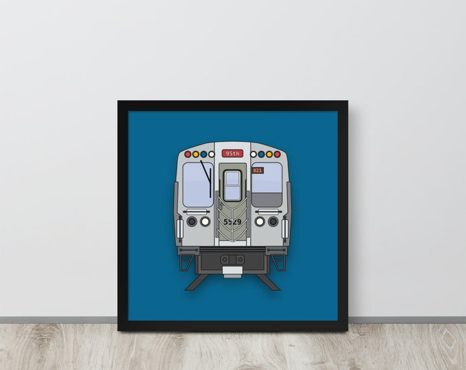 Chicago L Metro Train 5000 Series Wall Art