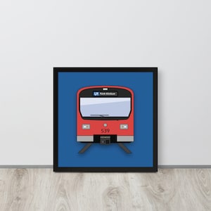 ニュルンベルク Uバーン DT2 型列車 ウォールアート