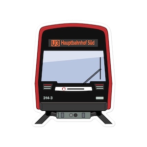 ハンブルクUバーン DT5型電車ステッカー