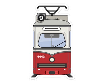 Vienna Tram Type E Sticker