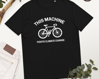 This Machine Fights Climate Change Unisex Organic Cotton T-Shirt | Stanley/Stella STTU755