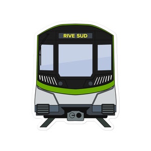 モントリオール REM 列車ステッカー