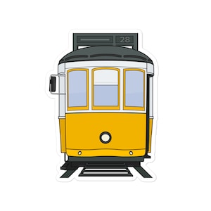 リスボン路面電車28番ステッカー