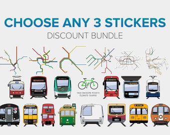 Choose Any 3 Stickers Discount Bundle