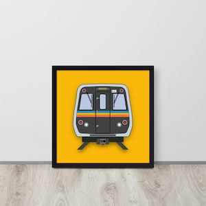 アトランタ MARTA 鉄道 壁アート