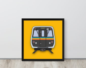 Atlanta MARTA Rail Train Wall Art
