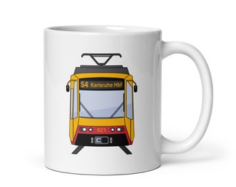 Karlsruhe Stadtbahn Train Mug