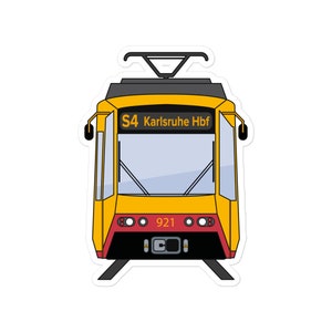 カールスルーエシュタットバーン鉄道ステッカー