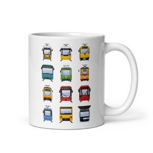 ドイツのライトレール車両マグカップ