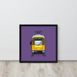 ベルリン路面電車タトラKT4Dウォールアート