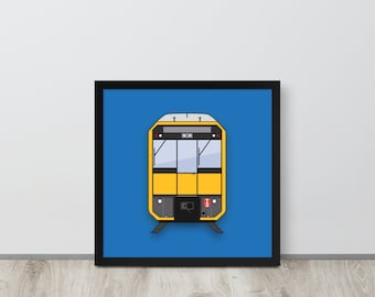 Sydney T Set Tangara Train Wall Art