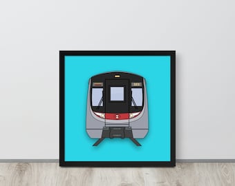 Hong Kong MTR C-Train Wall Art