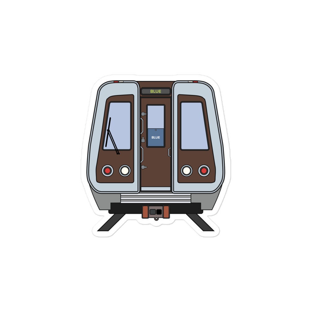 Metro Sign Sticker Washington Metro Train Sticker - Etsy