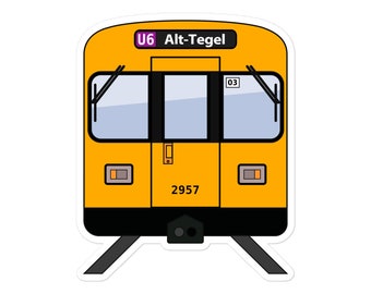 Berlin U-Bahn Train Class F92 Sticker