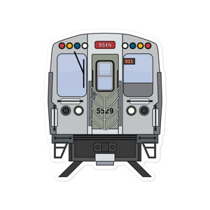 シカゴ L メトロ トレイン 5000 シリーズ ステッカー