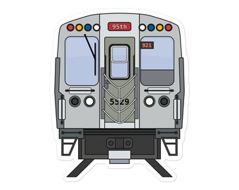 シカゴ L メトロ トレイン 5000 シリーズ ステッカー
