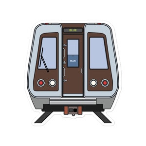 ワシントンメトロ電車ステッカー