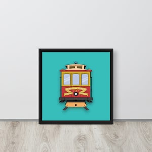 サンフランシスコ ケーブルカー ウォールアート