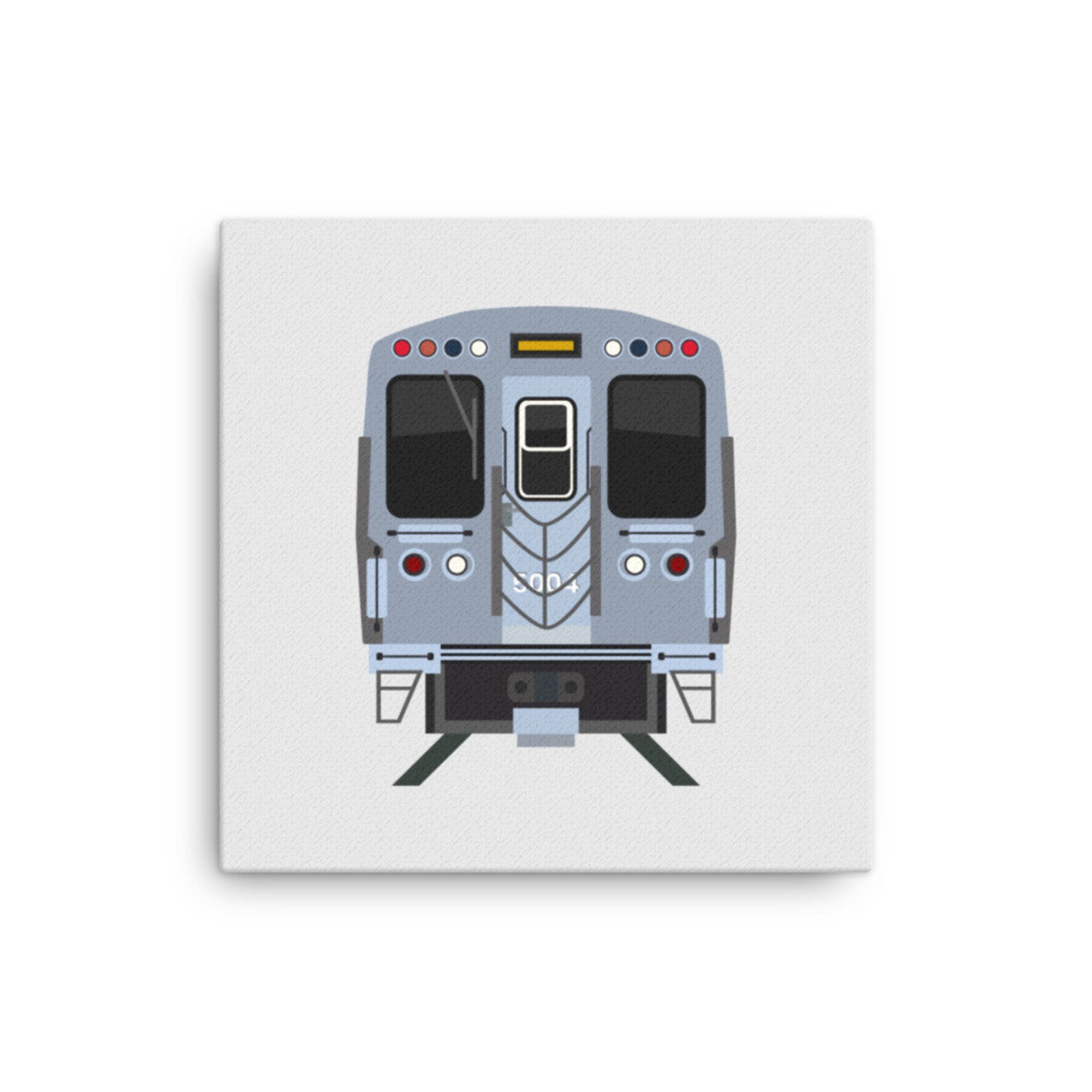 Chicago 'L' Metro Wall Art Poster or Canvas Etsy