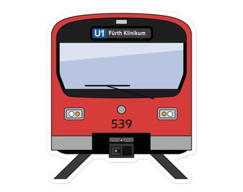Nuremberg U-Bahn Train Type DT2 Sticker