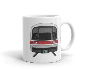 Singapore Mass Rapid Transit Train North South Line Mug