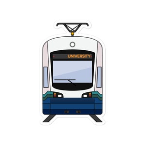 シアトルリンクライトレール列車ステッカー