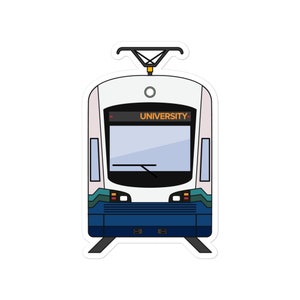 Seattle Link Light Rail Train Sticker