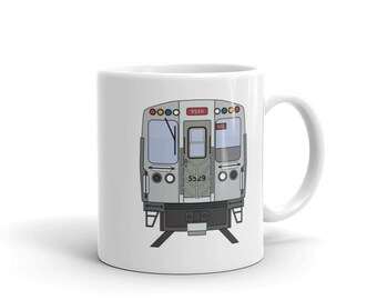 Chicago L Metro Train 5000 Series Mug