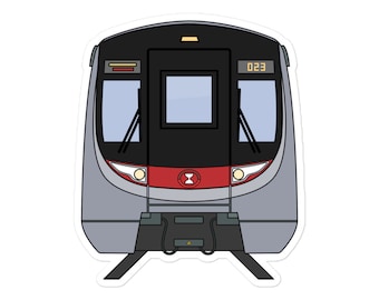 Hong Kong MTR C-Train Sticker