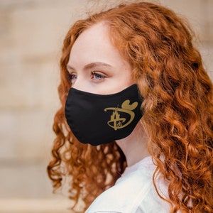 MICKEY Walking To Castle Disney Face Mask, USA Made Washable Face Mask, Mickey Face mask, Disneyland Face Mask, Disney Face Masks For Family