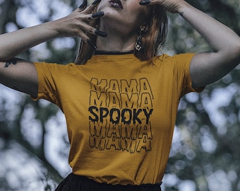 Camisa de Halloween de mamá espeluznante, camiseta de mamá de Halloween, camisa linda de Halloween, camiseta de mamá espeluznante, mamá Halloween, camiseta de mamá espeluznante, camisa de mamá espeluznante