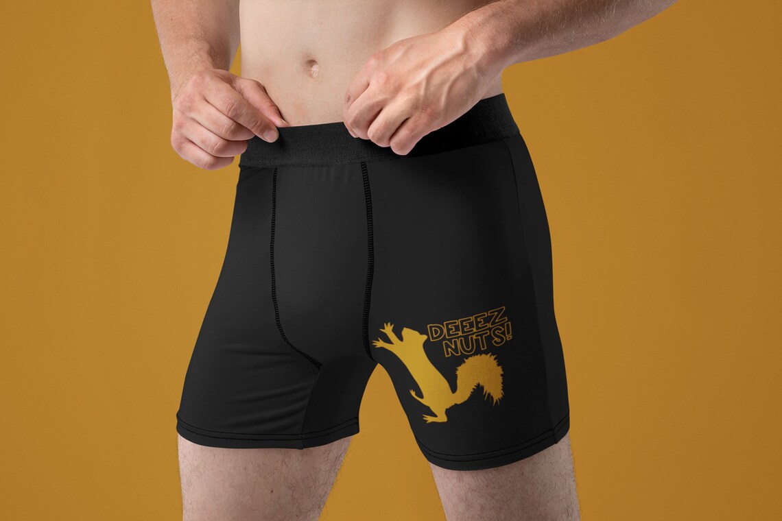 Deez Nuts Mens Boxer Briefs Dirty Adult Boxers Sexy Gift For Etsy