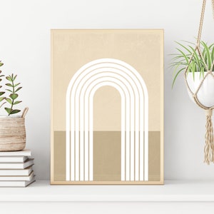 Vintage Boho Arches Print / Boho Arch Wall Decor / Boho Printable / Digital Download