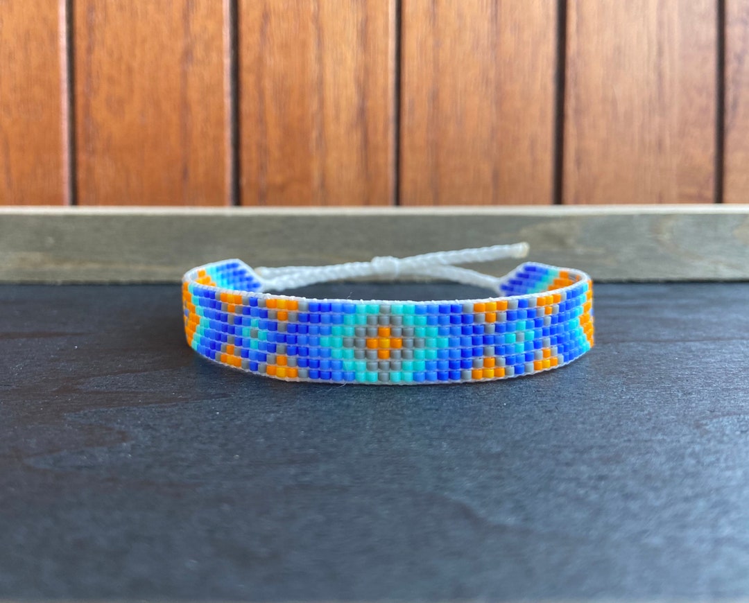 Adjustable Bead Loom Bracelet Etsy